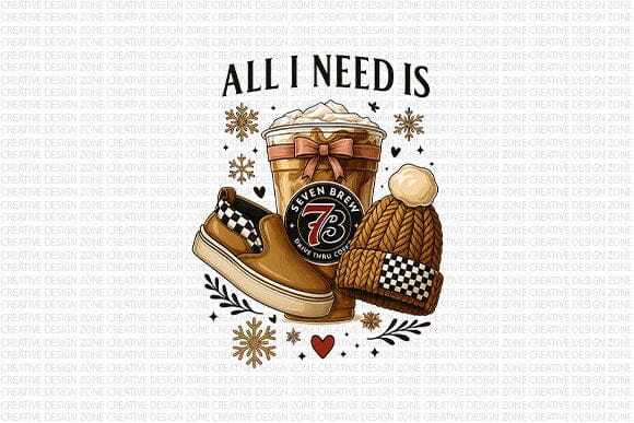 All I Need Is Cozy Winter PNG SVG BillahCrafts 