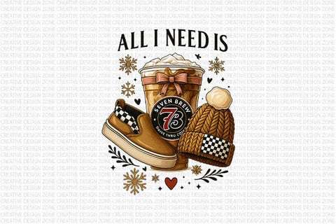 All I Need Is Cozy Winter PNG SVG BillahCrafts 