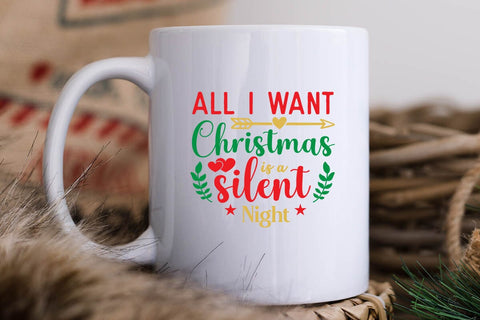 all i want christmas is a silent night SVG Angelina750 