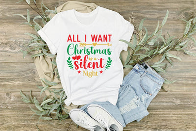 all i want christmas is a silent night SVG Angelina750 