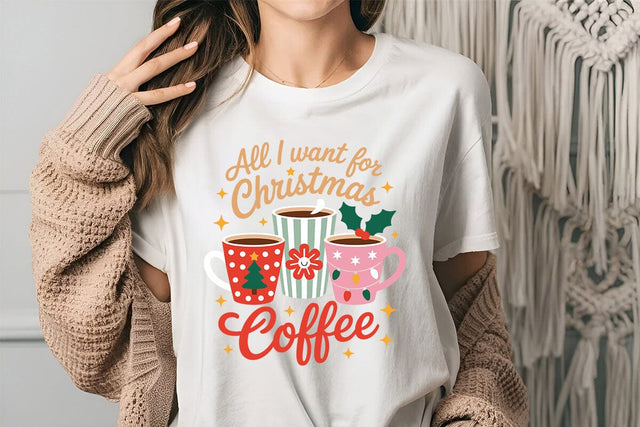 All I Want For Christmas Coffee SVG Angelina750 