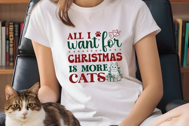All I want for Christmas is more cats SVG Angelina750 