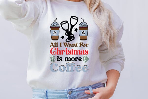 all i want for christmas is more coffee SVG Angelina750 