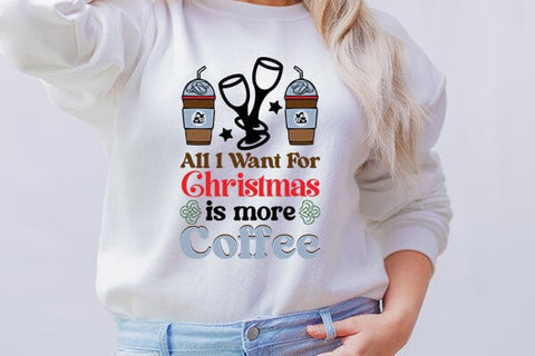 all i want for christmas is more coffee SVG Angelina750 