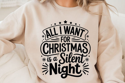 All I Want For Christmas Is SVG Angelina750 