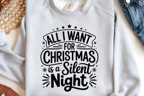 All I Want For Christmas Is SVG Angelina750 