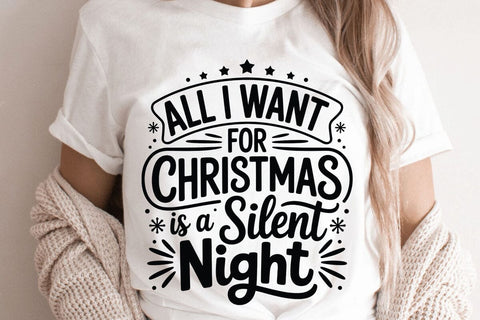 All I Want For Christmas Is SVG Angelina750 