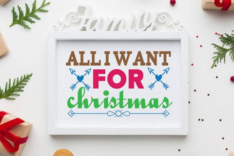 all i want for christmas SVG Angelina750 