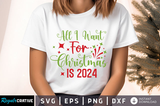 All i want for christmas svg design SVG Regulrcrative 