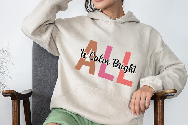All Is Calm Bright SVG Angelina750 