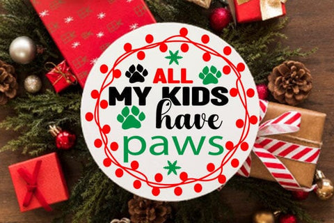 All My kid have paws SVG Angelina750 
