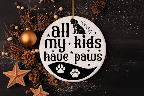 All my kids have paws SVG Design SVG Designangry 