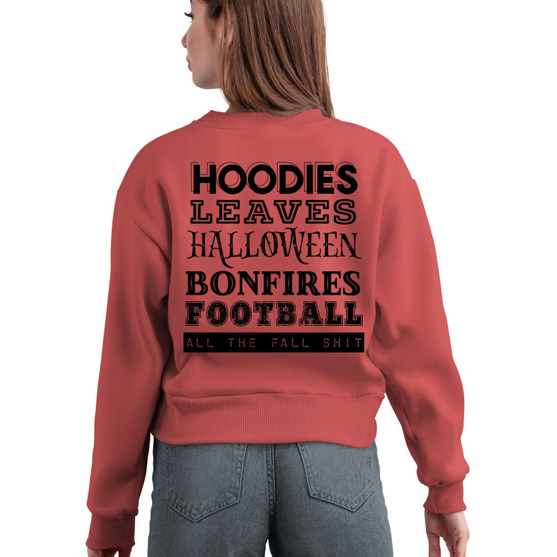 All the Fall Shit | NSFW Hoodies Leaves Halloween Bonfires Football SVG/PNG | Adult Fall Things Typography SVG Crafting After Dark 