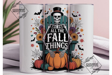 All The Fall Things 20oz Tumbler Wrap Sublimation sassyprint 