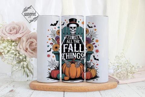 All The Fall Things 20oz Tumbler Wrap Sublimation sassyprint 