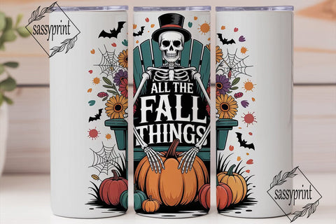 All The Fall Things 20oz Tumbler Wrap Sublimation sassyprint 