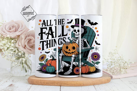 All The Fall Things 20oz Tumbler Wrap Sublimation sassyprint 