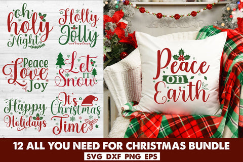 All You Need For Christmas Bundle SVG Rupkotha 