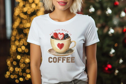 All You Need is Coffee PNG Sublimation Sublimation CraftLabSVG 