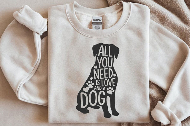 All You Need Is Love And A Dog SVG SVG DesignDestine 