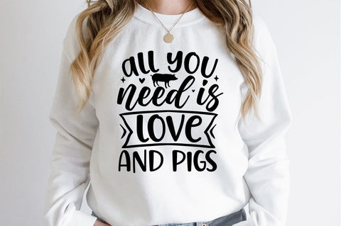 All you need is love and pigs SVG Design SVG Designangry 