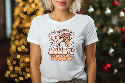 All You Need is Love & Pizza Sublimation Sublimation CraftLabSVG 