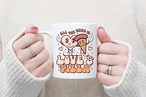All You Need is Love & Pizza Sublimation Sublimation CraftLabSVG 