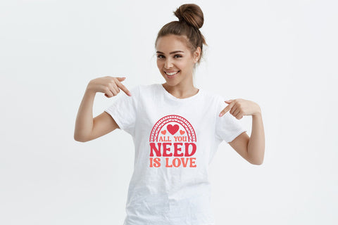 All You Need is Love - Retro Valentine's Day SVG SVG CraftLabSVG 