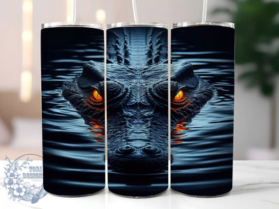 Alligator Everglades Wildlife 20oz Tumbler, Alligator Tumbler, Everglades Design, Wildlife Wrap, 20oz Sublimation, Florida Decor, Animal Print, Nature Gift Sublimation ToriDesigns 