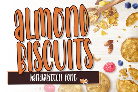 Almond Biscuits Font Dm Letter Studio 