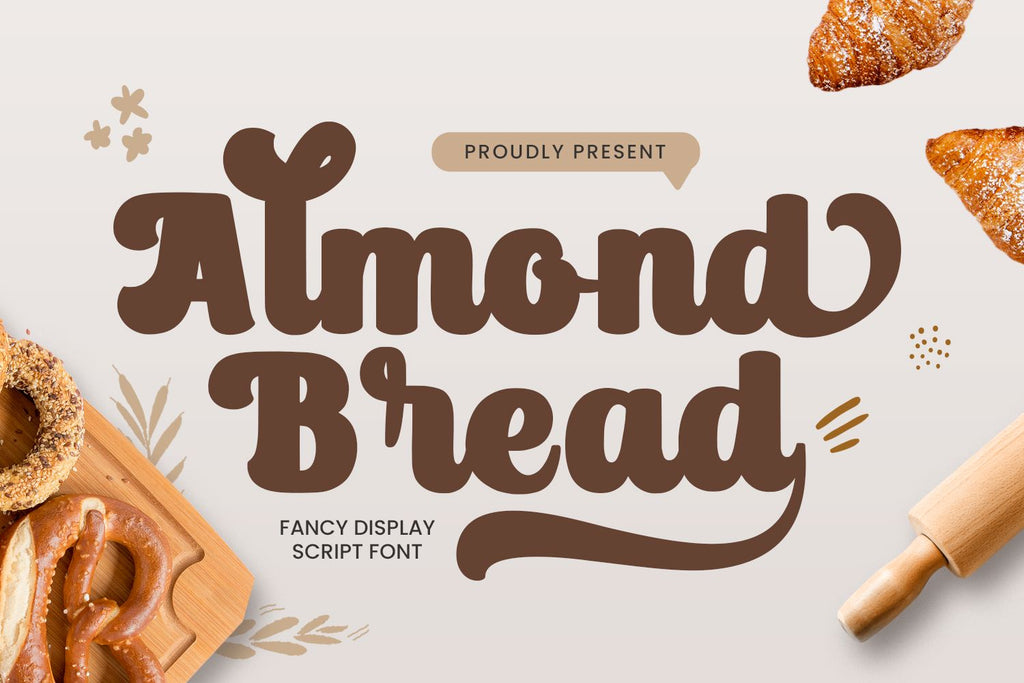 Almond Bread - Bold Script Font - So Fontsy