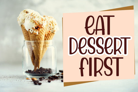 Almond Caramel Font Dm Letter Studio 