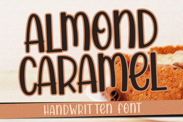 Almond Caramel Font Dm Letter Studio 