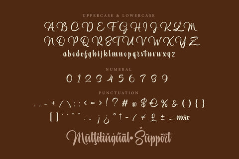 Almond Lattefay - Script Font Font twinletter 