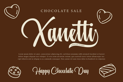 Almond Lattefay - Script Font Font twinletter 