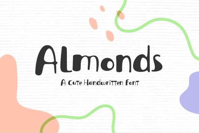 Almonds Handwritten Font Font Fadeline Std. 