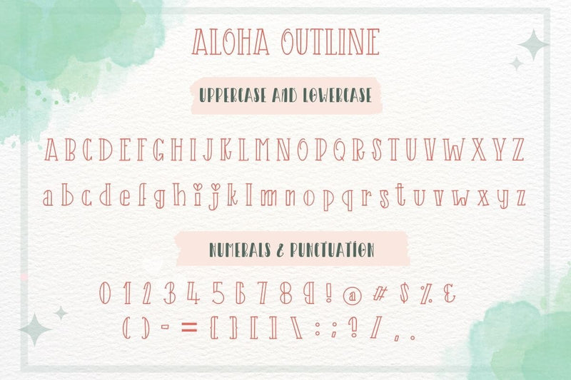 Aloha - Family Font - So Fontsy