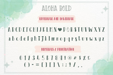 Aloha - Family Font Font AnningArts Design 