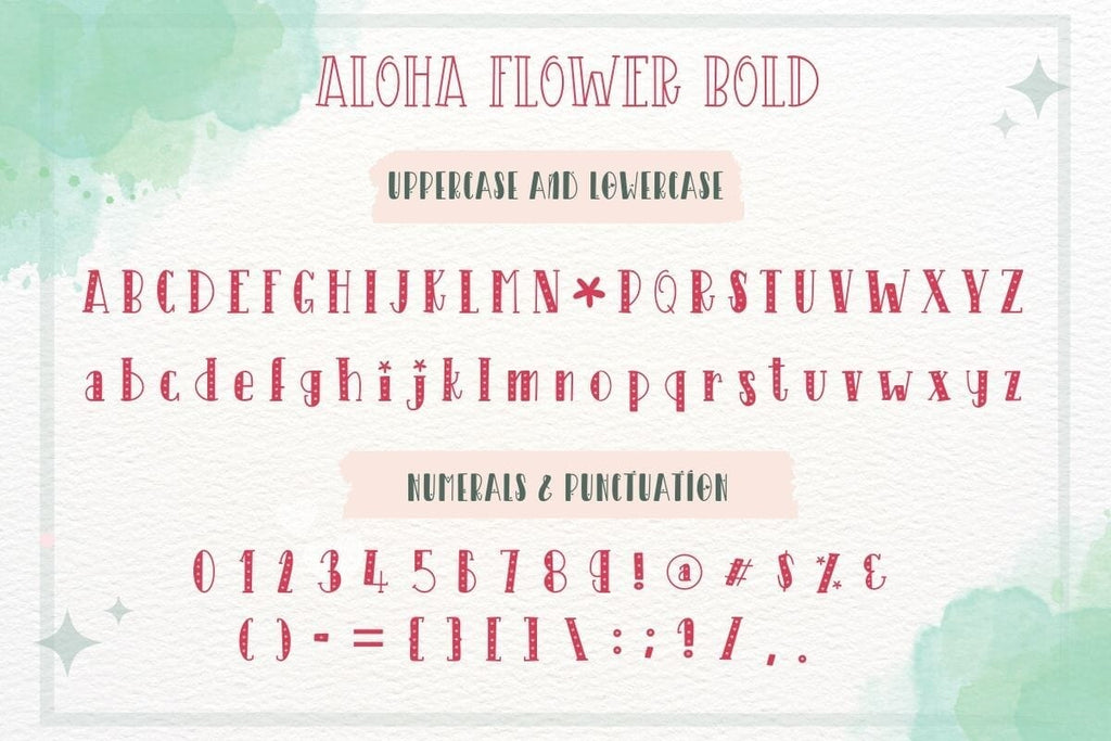 Aloha - Family Font - So Fontsy