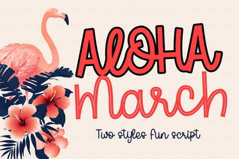 Aloha March SVG Dm Letter Studio 
