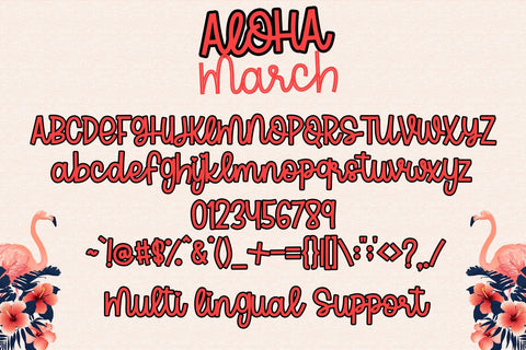 Aloha March SVG Dm Letter Studio 