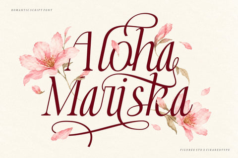 Aloha Mariska Font Mozzatype 