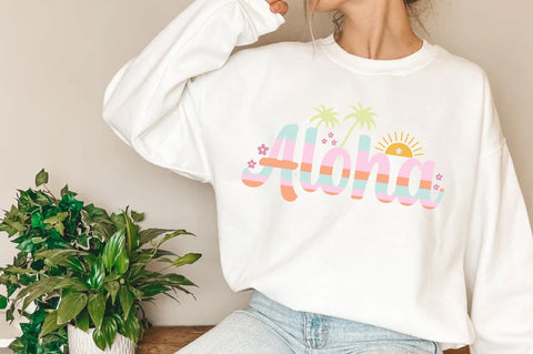 Aloha png sublimation design download, tropical flowers png, summer vibes png, hello summer png, download Sublimation Jagonath Roy 