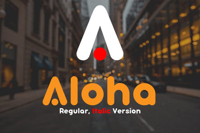 Aloha Rounded Sans Font zafrans studio 