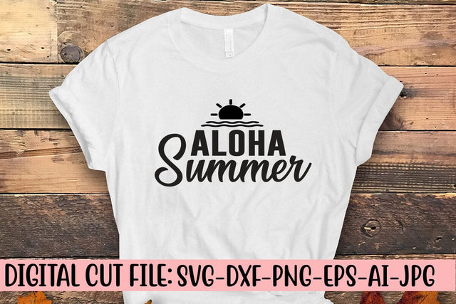 Aloha Summer SVG Design SVG Syaman 