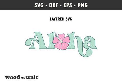 Aloha SVG | Summer Shirt PNG | Vacay Vibes Design SVG Wood And Walt 