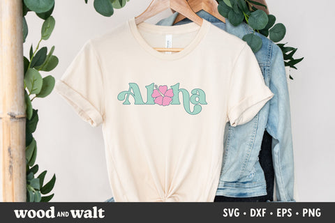 Aloha SVG | Summer Shirt PNG | Vacay Vibes Design SVG Wood And Walt 