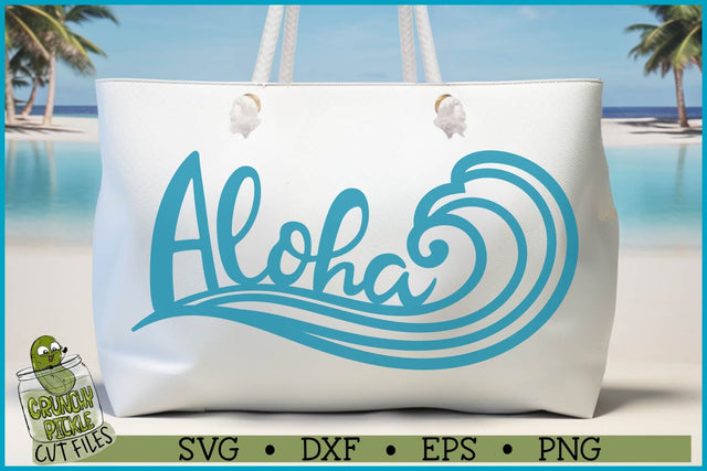 Aloha Wave SVG File SVG Crunchy Pickle 