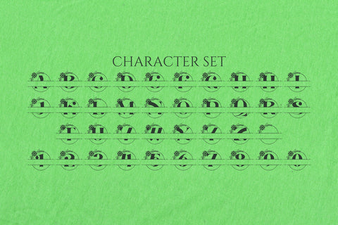 Alora Monogram Line Font Dm Letter Studio 