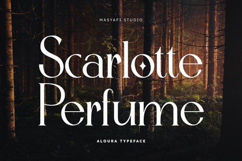 Aloura - Luxury Logo Font Font Masyafi Studio 